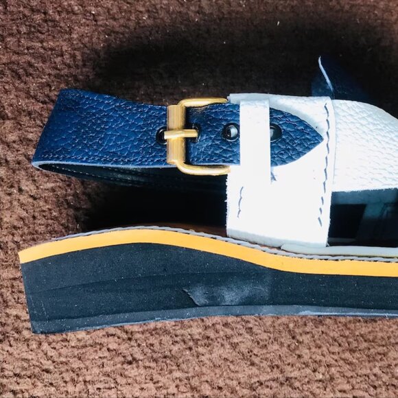 Handmade Kaptaan Chappal: Peshawari Leather Sandals, Traditional Style - Picture 4 of 11